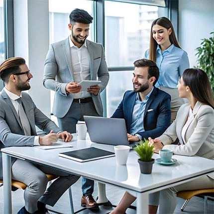 Experts IT travaillant sur projets SaaS, cloud et IA