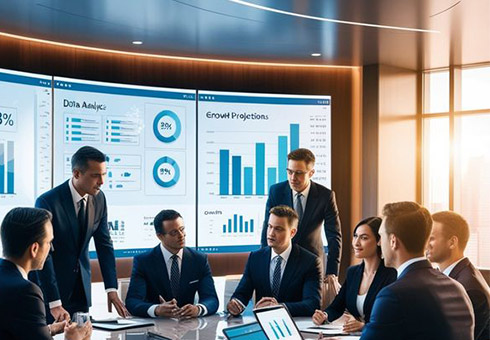 Équipe internationale spécialisée en solutions digitales et transformation IT